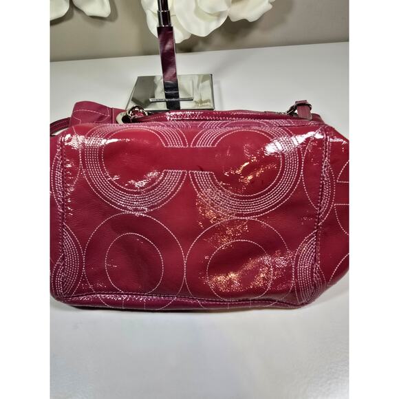 Coach 1941 Alex Pink Patent Leather Tote 14265 - Picture 8 of 10